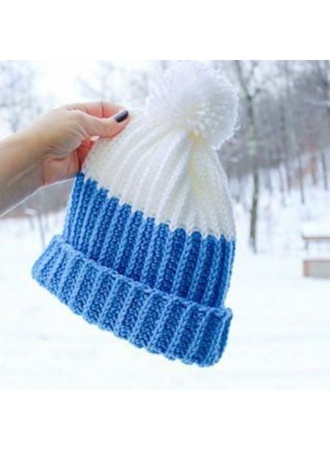 ايس كاب شتوي للاطفال هاند ميد مقاسات متعدده